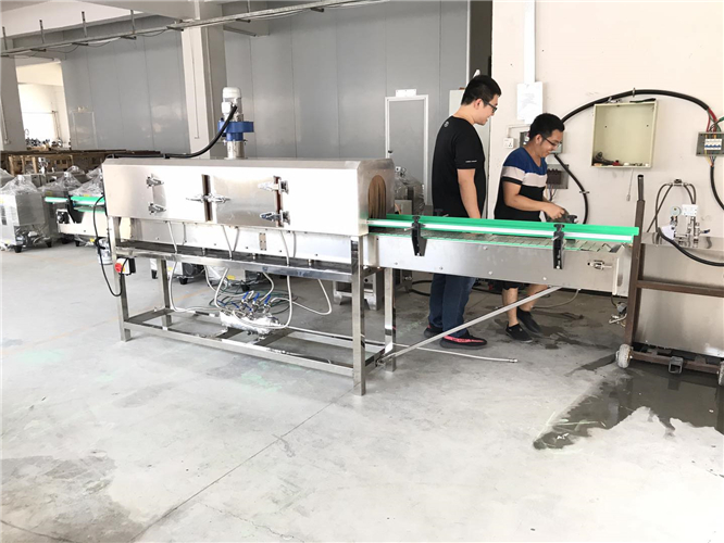 0.1Mpa plastic shrink wrap machine 120w Shrink Wrap Heat Tunnel For Bottles
