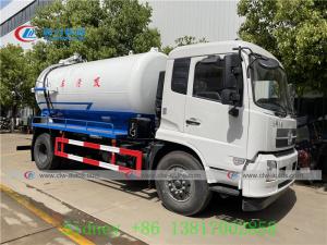 Quality 4X2 Dongfeng Vacuum Sewage Suction Truck With 10cbm Tank wholesale