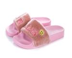 Cute Pink Ladies Pu Slippers Water Resistance SW1910174 OEM Service