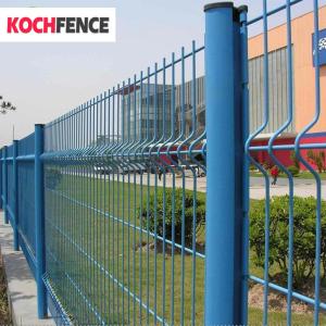 Quality 3D Powder Coated Fence Panels , Durable Welded Wire Mesh Fence For Garden wholesale