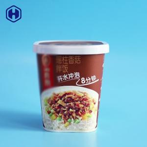 Quality 89MM Instant Rice IML Cup Square Lid With Logo Printing wholesale