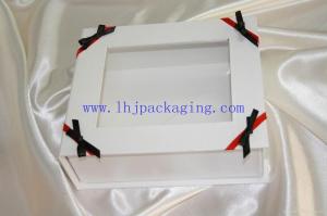 Quality display folding paper box with pvc window wholesale