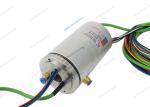 Integrated Ethernet Signal Power Electrical Slip Rings 30rpm With Pneumatic