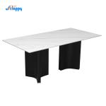Aluminum Frame 1800mm Length Ceramic Kitchen Table Easy To Maintain