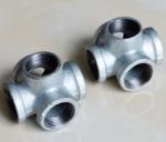 DN15 5 way cross malleable iron pipe fittings