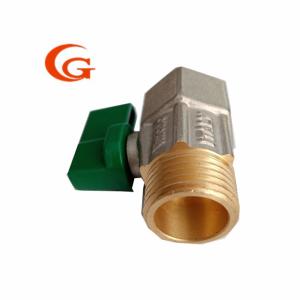 Quality Round DN10 OEM Nake Female Thread Brass Ball Valve wholesale