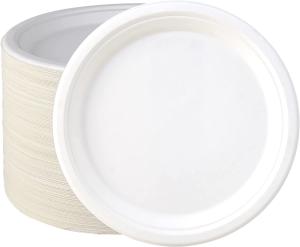 Quality Oil Proof Kraft Paper Plate Tray Disposable For Supermarket Food Packaging wholesale