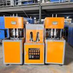 2 Station Semi Automatic PET Blow Moulding Machine Semi Auto Bottle Blower