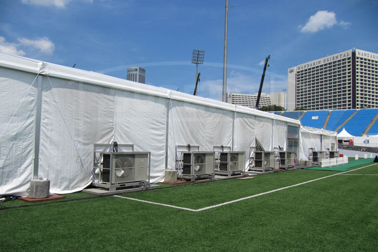 400 People Outdoor Transparent Wedding Marquee Tent Waterproof PVC Fabric