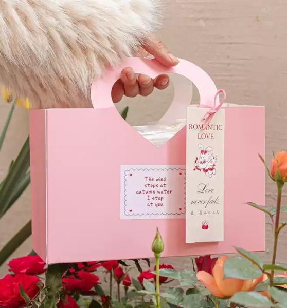 Factory Wholesale Valentine'S Day Gift Packaging Gift Bags Baked Candy Flowers