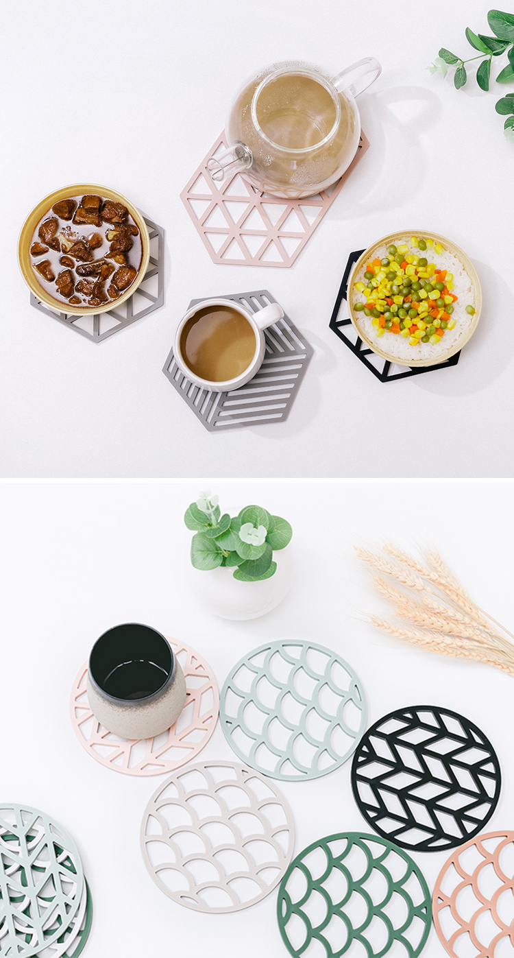 Hot Selling Colorful Desktop Protection Mat Silicone Bowl Pad