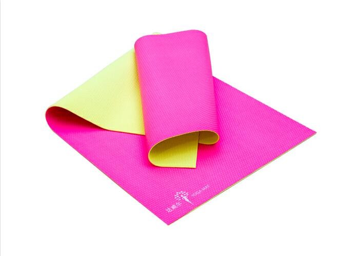 PVC Material Gym Yoga Mats Colour Optional Size Customized For Bodybuilding