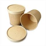 Beverage Food Catering 28ozWholesale Kraft Paper Bowl Light Food Salad Bowl