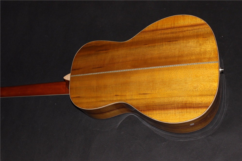 AAAAA all solid OO body guitar custom Solid OO acoustic guitar 14 frets acoustic electric guitar