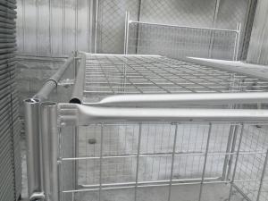 Quality 4mm Hot Dipped Galvanized Rubbish Cage Metal Garbage Cage Tube 32mm*1.5mm wholesale