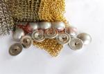 Fast Type 22mm Stainless Steel Insulation Dome Caps For Locked Lacing Anchors