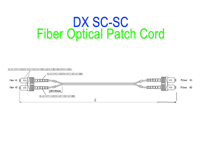 SC/UPC Single Mode To Multimode Fiber Patch Cord Pigtail 0.9mm OM1 OM2
