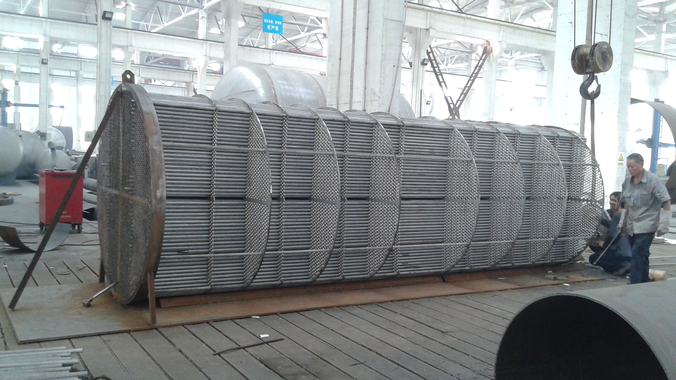 Durable Industrial Heat Exchanger , Air / Water Shell And Tube Heat Exchanger