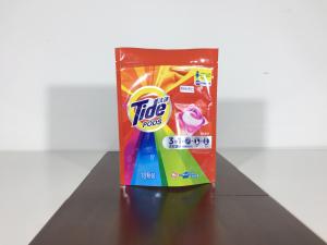 Printed 3 Side Seal MPE Stand Up Packaging Pouches