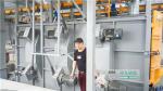 Automobile Cleaning 1500*1200mm Catenary Shot Blasting Machine High Efficiency