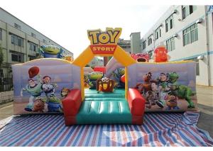 Quality Cartoon Character Toy Story Inflatable Fun City For Children In Amusement Park wholesale