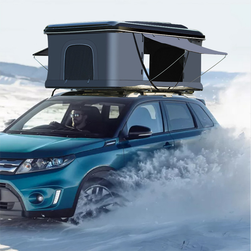 Canvas Outdoor Sport Tent , 2-3 Person Automatic Rooftop Tent