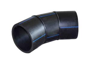 Quality DN125-DN1200 HDPE PE100 Mitred 45 Degree Elbow Fabricated Fittings wholesale