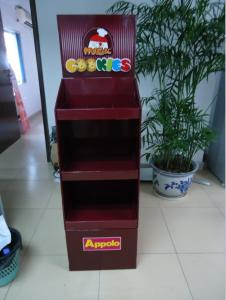 Quality BWCD201916 Corrugated display stand Ice-cream Cardboard Floor Displays , Cardboard Counter Display Stands wholesale