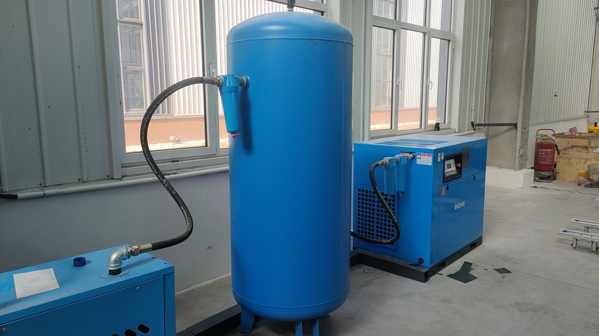 Automated Air Screw Compressor Low Noise Level Advanced Cooling System