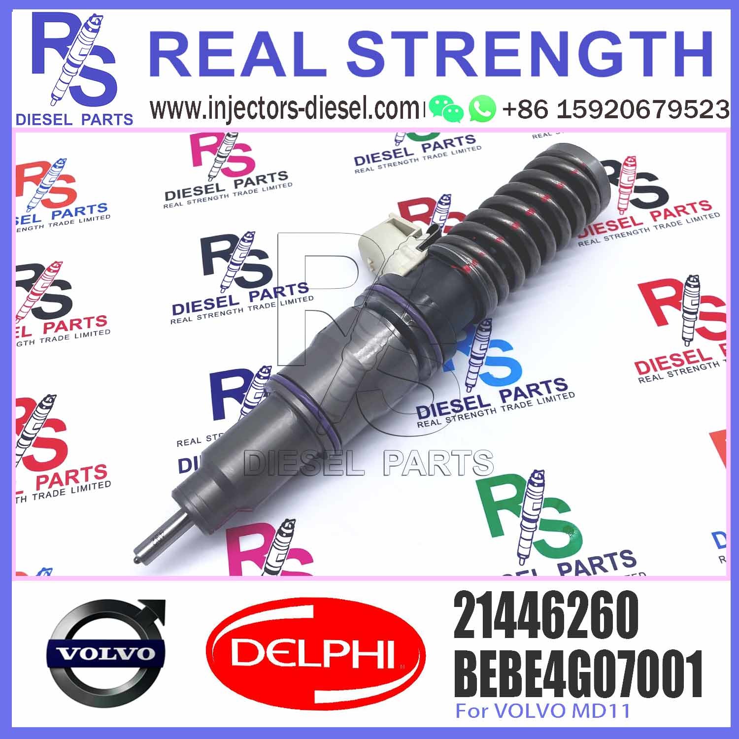 Diesel Fuel injector 21446260 common rail injector BEBE4G07001 for E 3.4