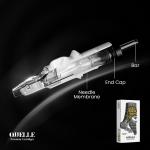 White Disposable Tattoo Cartridge Needle with Single Package Size 12x6x4cm
