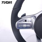 Custom Mercedes Benz Steering Wheel Black Leather 809 Car Accessories Interior