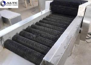Nylon PP Cylindrical Roller Brush Electric Conveyor Customized Color Soft Bristle