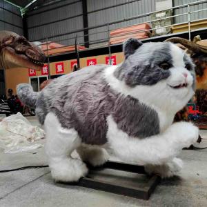 Quality Indoor Life Size Realistic Animatronic Cat Waterproof 150kg wholesale
