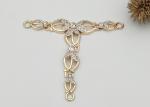 Women Shoe Accessories Chains 98*82MM Easy To Assemble Corrosion Resistant