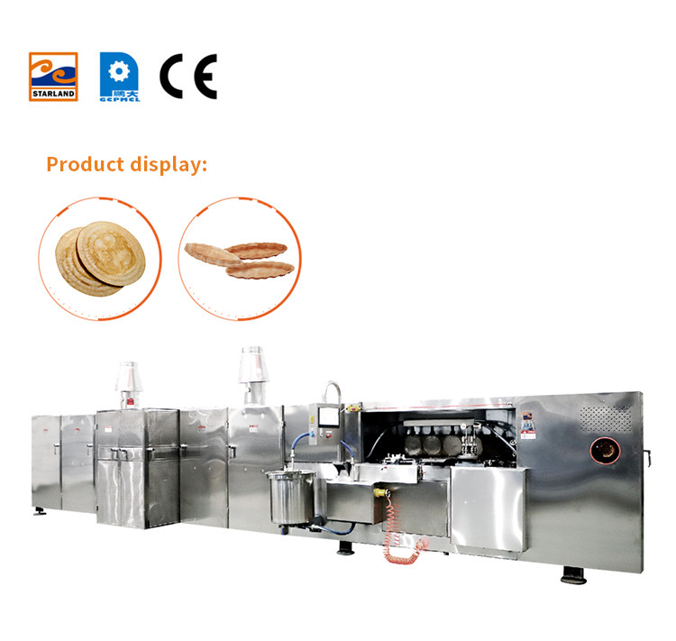 Stainless Steel Automatic Wafer Cone Production Line 380V