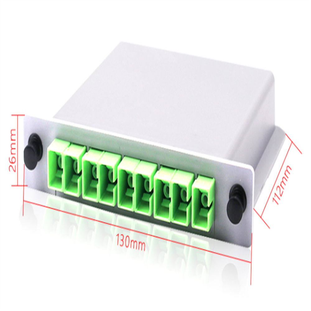High reliability tray plug in type mounted easy to insert and pull out 8 16 1x6 fiber optical plc splitter