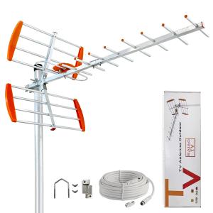 Quality DVBT T2 High Gain Hdtv Digital Indoor Antenna , Uhf Hdtv Antenna 15dBi wholesale