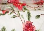 47 Inch Multi Colored Lace Fabric / Wedding Gown Lace Fabric Soft Feel By Azo