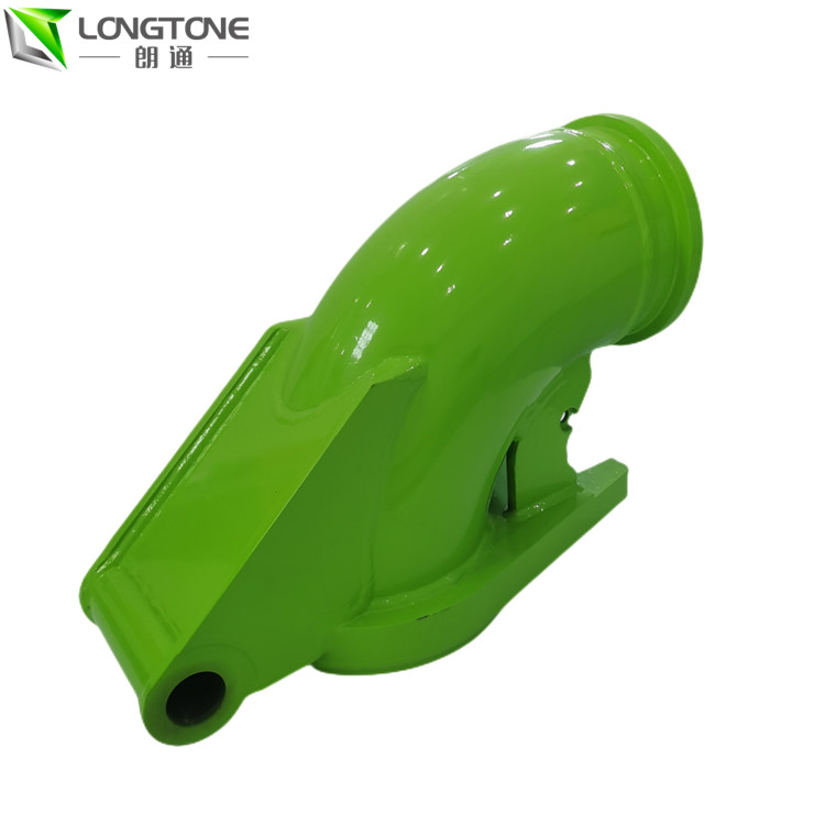 DN100 DN125 Pipe Twin Wall Elbow Bend Hinged For Concrete Pump