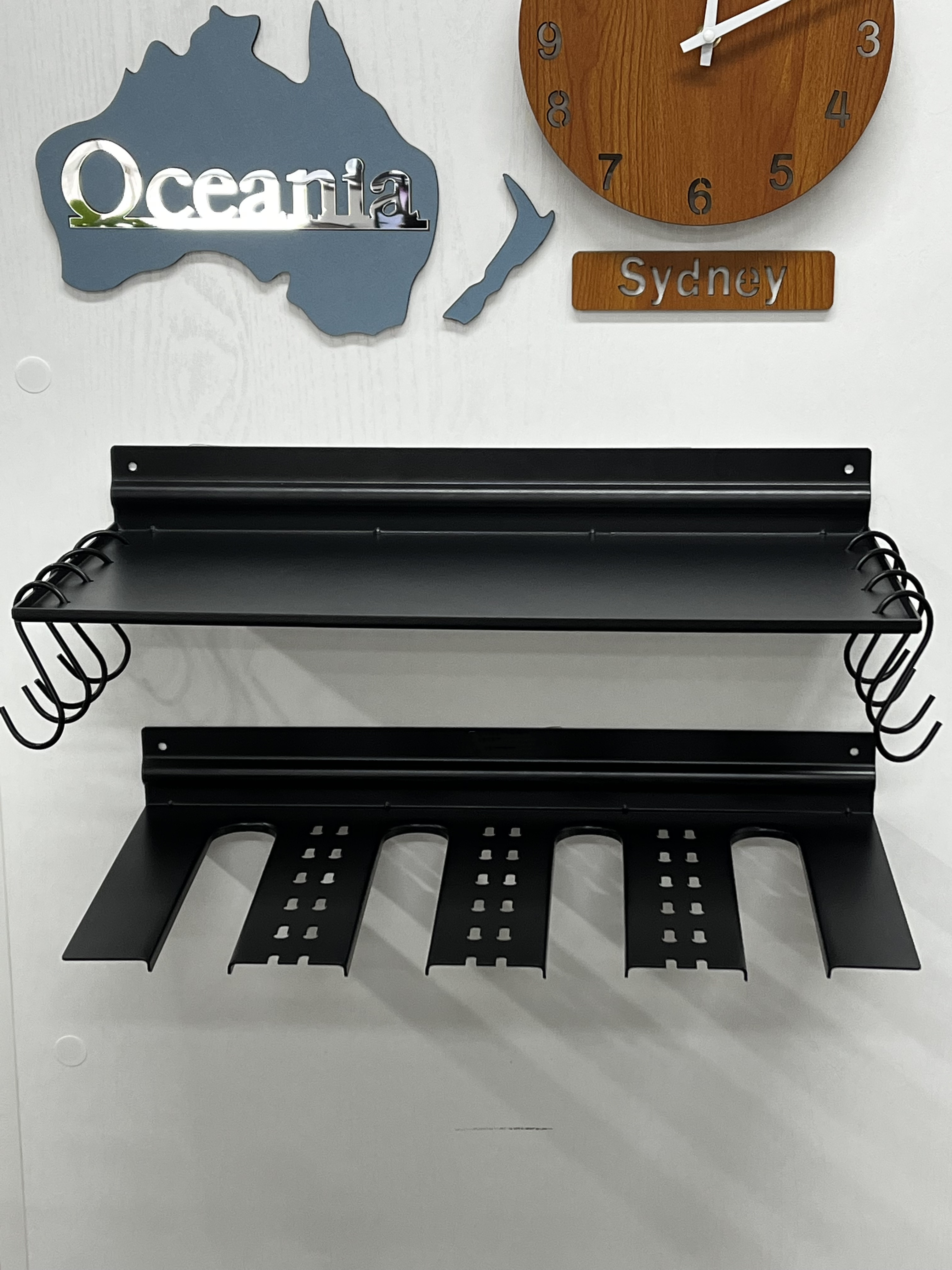 Keep Your Power Tools and Drill Bits Organized with This Heavy Duty Steel Wall Mount Shelf