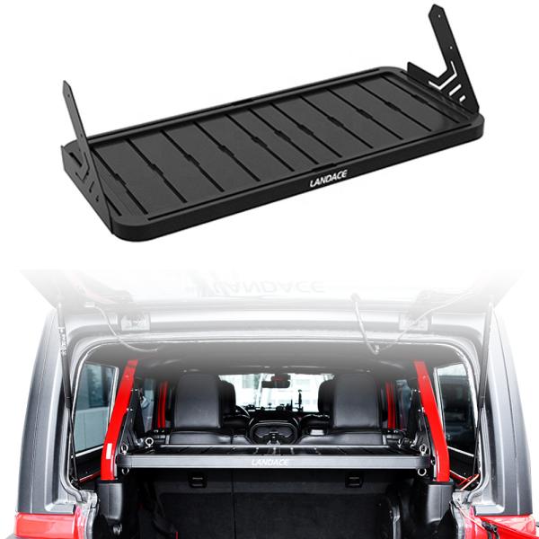 Off-Road Luggage Storage Carrier for Jeep Wrangler Black Aluminum Alloy Cargo