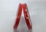 Heat Resistance Red Polyester Mylar Tape For Wrapping Coils / Capacitors / Wire