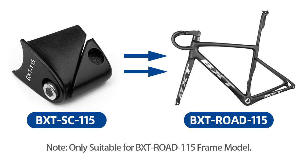 Bxt Road Bicycles Parts 7075 Hign Strength Aluminum Alloy Black Bike Seat Adjustment Clamp