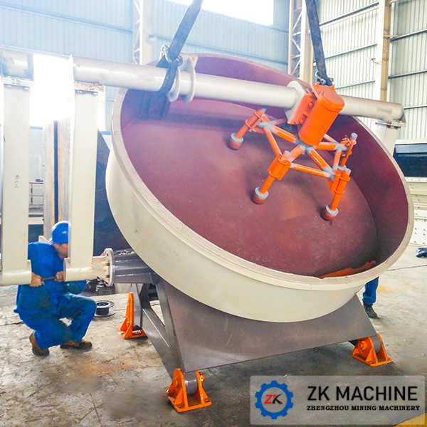 Disc Type Pelletizer Height 250mm 25r/Min Granulation Equipment