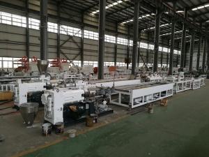 Quality Window Plastic Profile Extrusion Machine , WPC Profile Extrusion Line wholesale