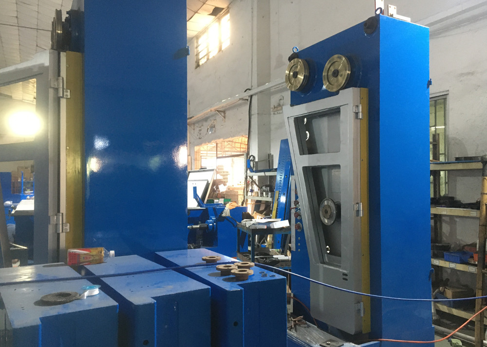 Chinese Brand New 3mm To 0.4mm Intermediate Wire Drawing Machine With Annealer For 1.5 2.5 Electric Cable