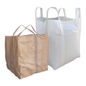 Quality Side-Seam Loop 90x90x110cm Super Sack Jumbo Bag for Food Grade Cross Packing 1500kg 1000kg wholesale