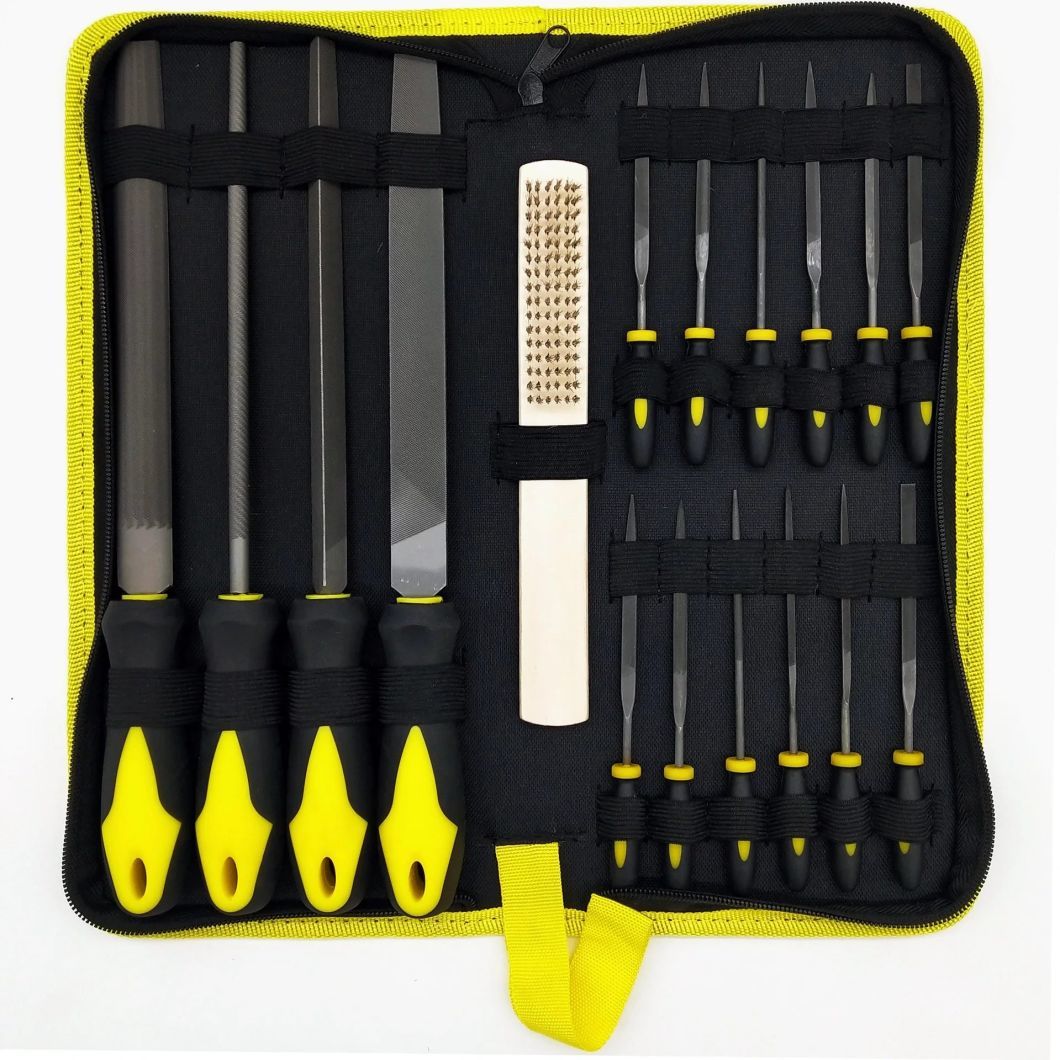 16 Piece High Carbon Steel File Set for Woodwork Metal Model