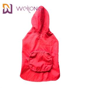 Quality Velcro Opening Pet Raincoat Bag Mesh Lining Xl Dog Raincoat wholesale